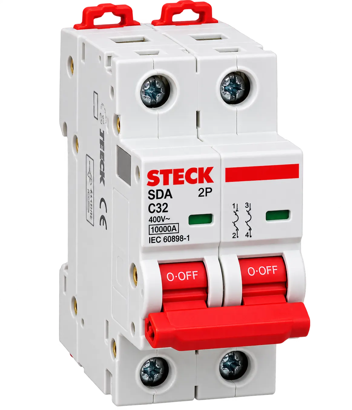 Interruptor Termomagnético STECK SDA 10kA – Bipolar