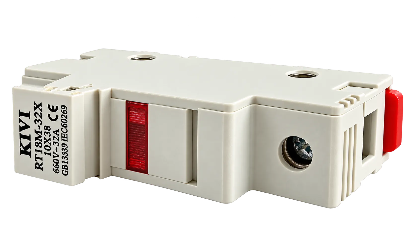 Portafusible Modular KIVI RT18M-32X 10×38 mm – 32A 660V