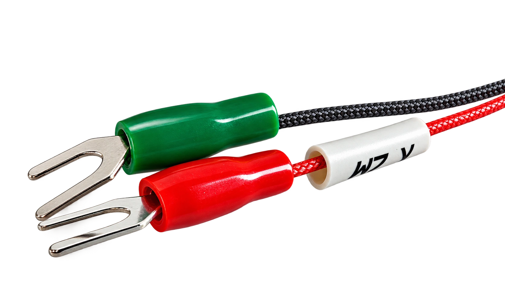 Sensor de Temperatura Termopar Tipo K con Cable Mallado de Acero Inoxidable